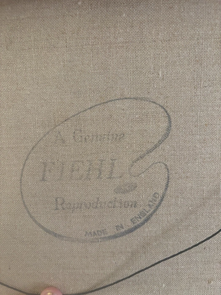 雷诺阿的“女性缝纫”英格兰 Fiehl 1879 年复制品 — 第 4/4 张图片