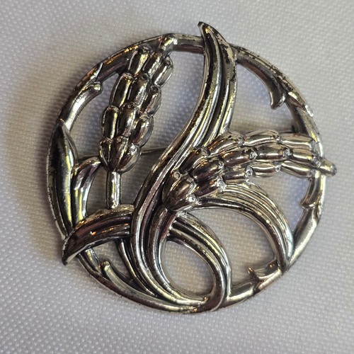 Sterling Silver Danecraft Wheat Brooch 9.19g Fine Jewelry Scatter Pin