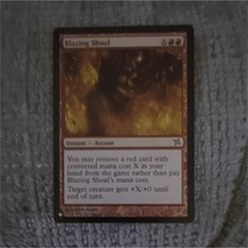 Magic: The Gathering Blazing Shoal Instant Red Regular Card