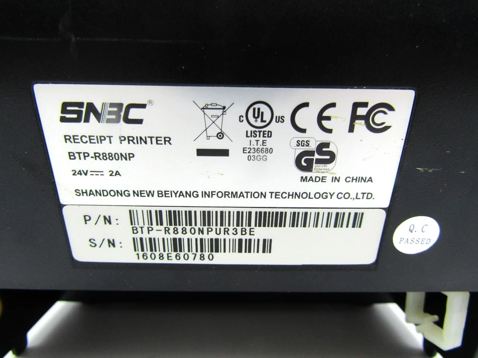 Impresora térmica de recibos SNBC BTP-R880NP POS 80 mm - SOLO IMPRESORA Foto 4 de 4
