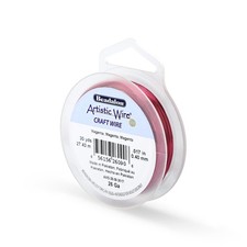 26 Gauge Tarnish Resistant Colored Copper Craft Wire Magenta 30 Yd