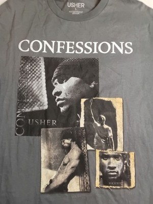Usher Confessions 2024 Tour T-Shirt Large Double Sided