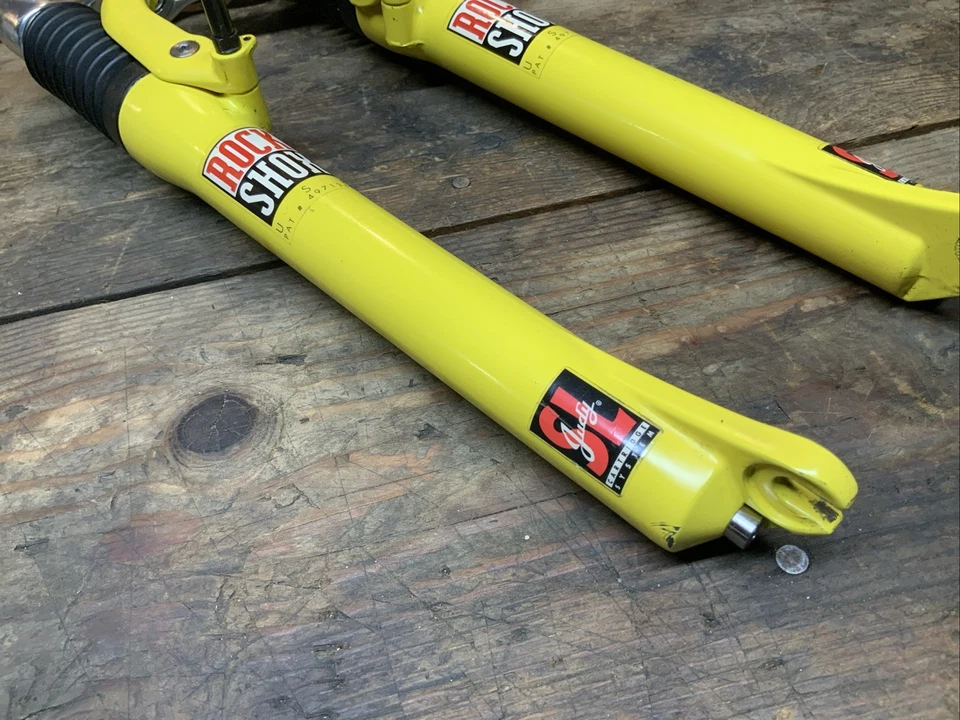 Rock Shox Judy SL 罕见 1 英寸无螺纹 185 毫米合金转向器全新弹性体已维修 — 第 3/4 张图片