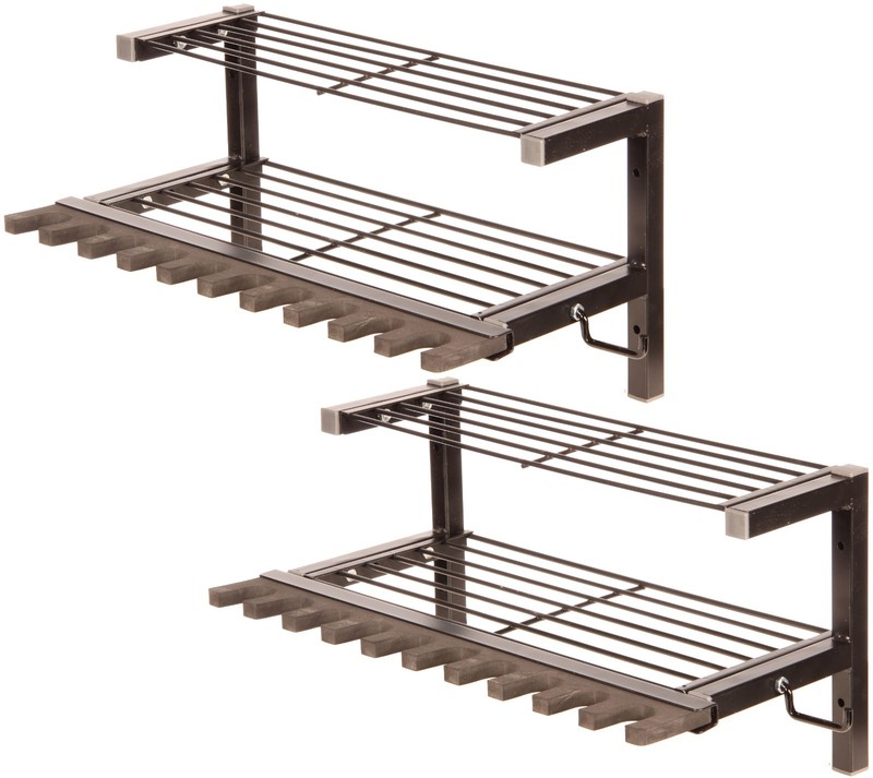 Gun & Gear Rack   2 Racks  for 20 Rifle Storage wall mount