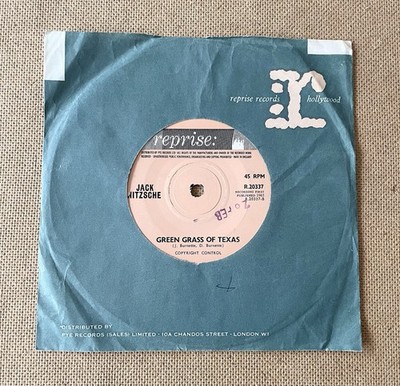 Jack Nitzsche   Night Walker/Green Grass of Texas UK 7'' Vinyl - Reprise R.20337