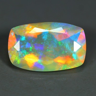 1.98 Cts_Impressive Top 3D Electric Color Play_100 % Natural Welo Opal Gems