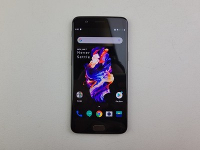 OnePlus 5 (A5000) 64GB - Black (GSM Unlocked) Dual SIM Smartphone - H5430