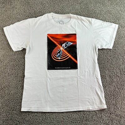 The Weeknd Dawn FM Shirt Mens L White Middle Of Nowhere On your Dial 2022 XO*