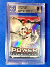 MLB - Mike Trout 2020 Bowman's Best Baseball Power Producers BGS 9 - Angels