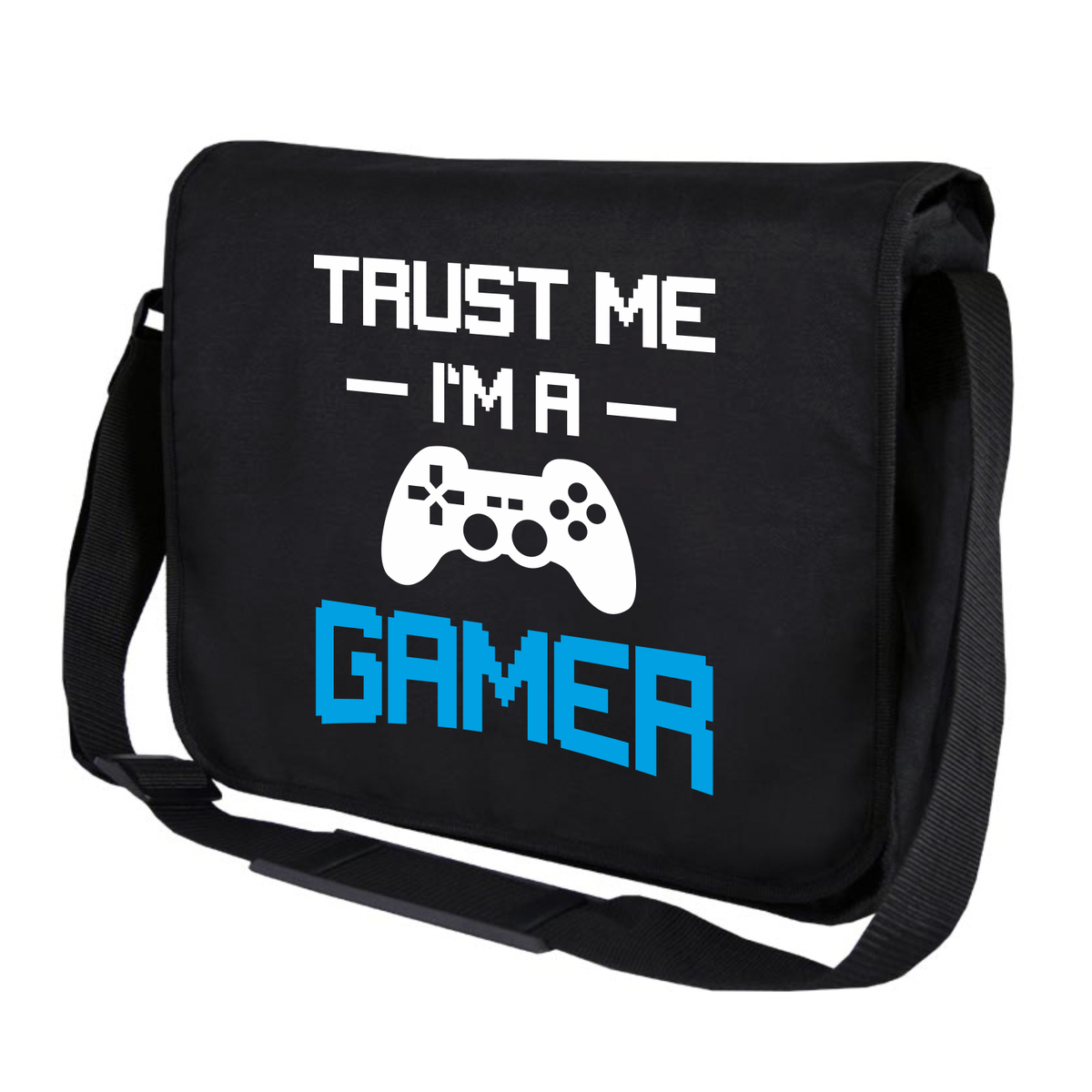 Trust Me I'M A Gamer Gaming Player Geek Nerd Motif Shoulder Bag