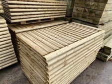 •NEW• PRESSURE TREATED FEATHER EDGE GARDEN FENCE PANELS - 6FT X 3FT
