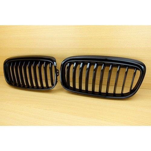 Painted Black Fits For BMW 2-Series F45 F46 2014-2017 Front Kidney Grille Set - Picture 3 of 5