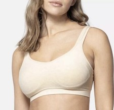 NWT UNDEROUTFIT Comfort Bra 459 SAND  L   Adjustable Straps Retail 59