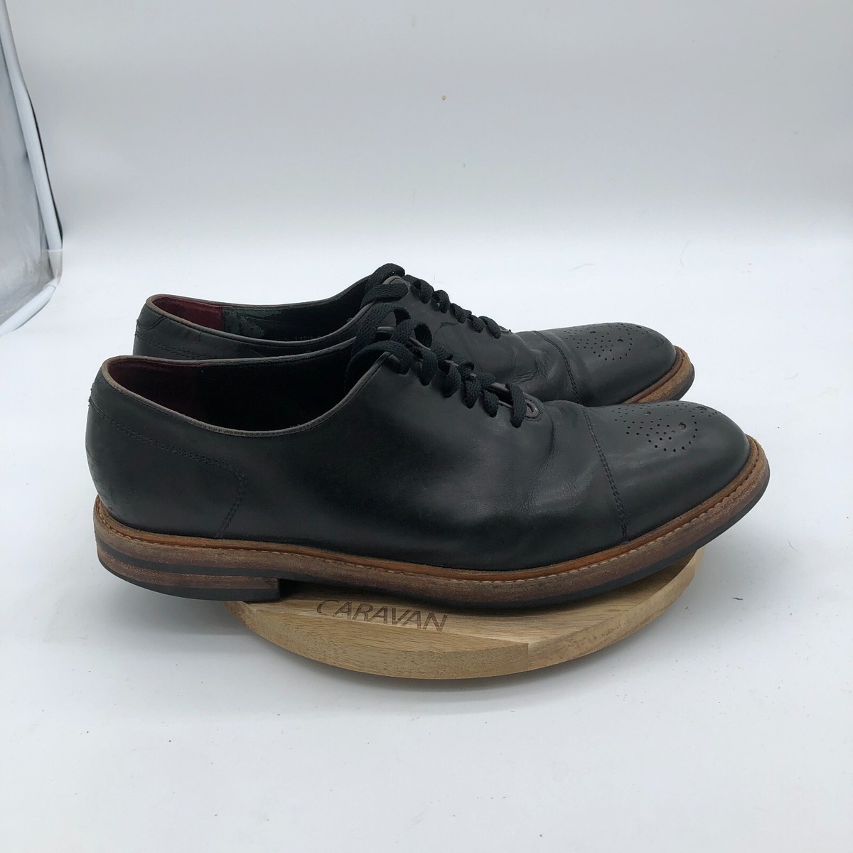 Cole Haan Oxford Shoes Mens 11.5 M Black Leather Dress Shoes 