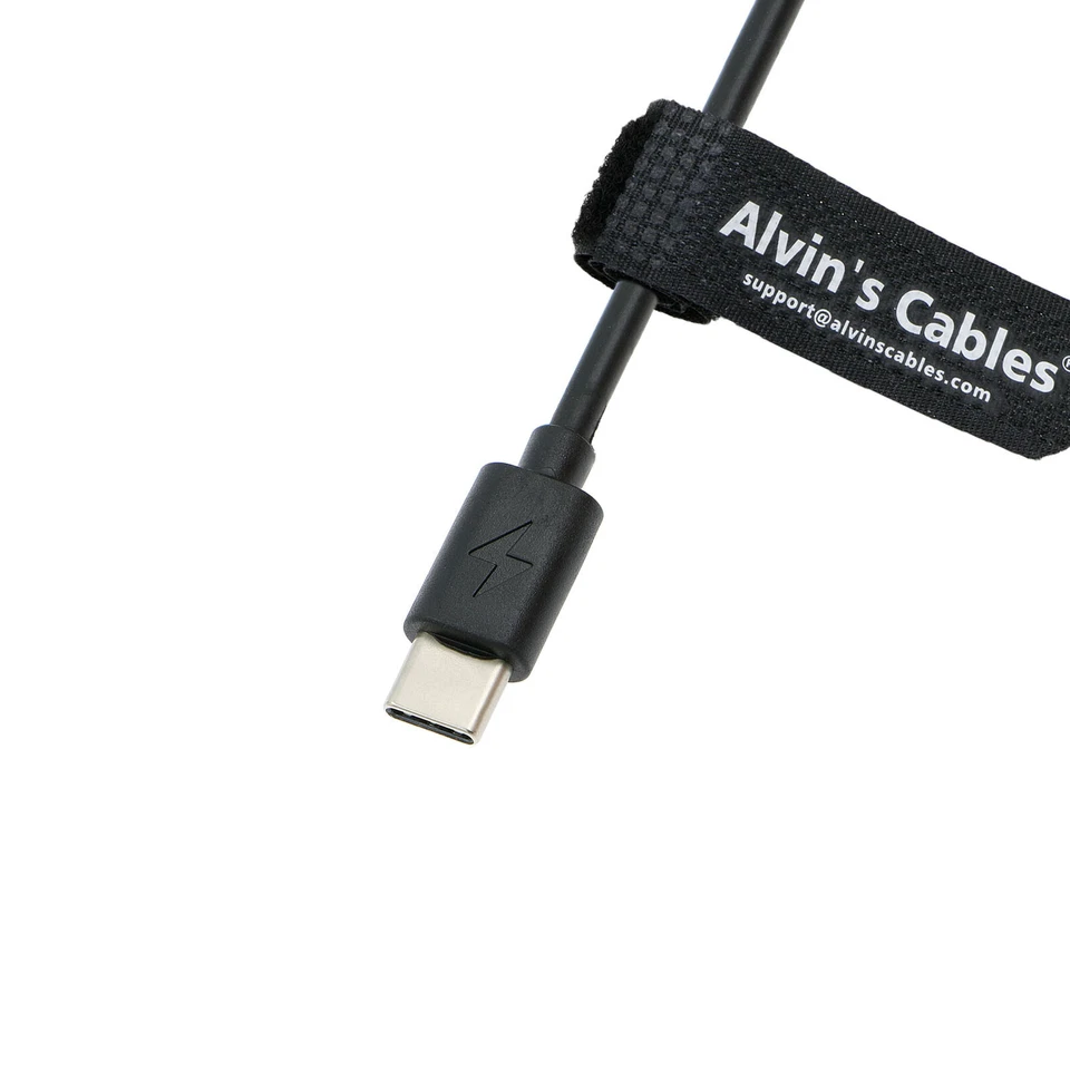 LP-E17 Dummy Akku auf USB-C PD Netzkabel aufgerollter Adapter für Canon EOS R8 - Bild 2 von 4