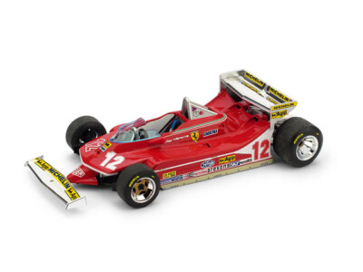 Brumm Ferrari 312 T4 #12 Gilles Villeneuve Gp Monaco 1979 1/43