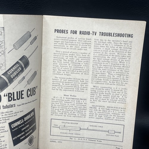 THE CAPACITOR CORNELL-DUBILIER MAGAZINE April 1952 Volume. 17 No. 4 - Picture 3 of 7