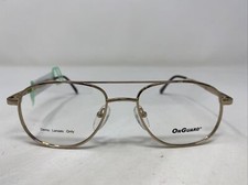 OnGuard OG-095 GLD 52-17-140 Gold Metal Full Rim Eyeglasses Frame LW00