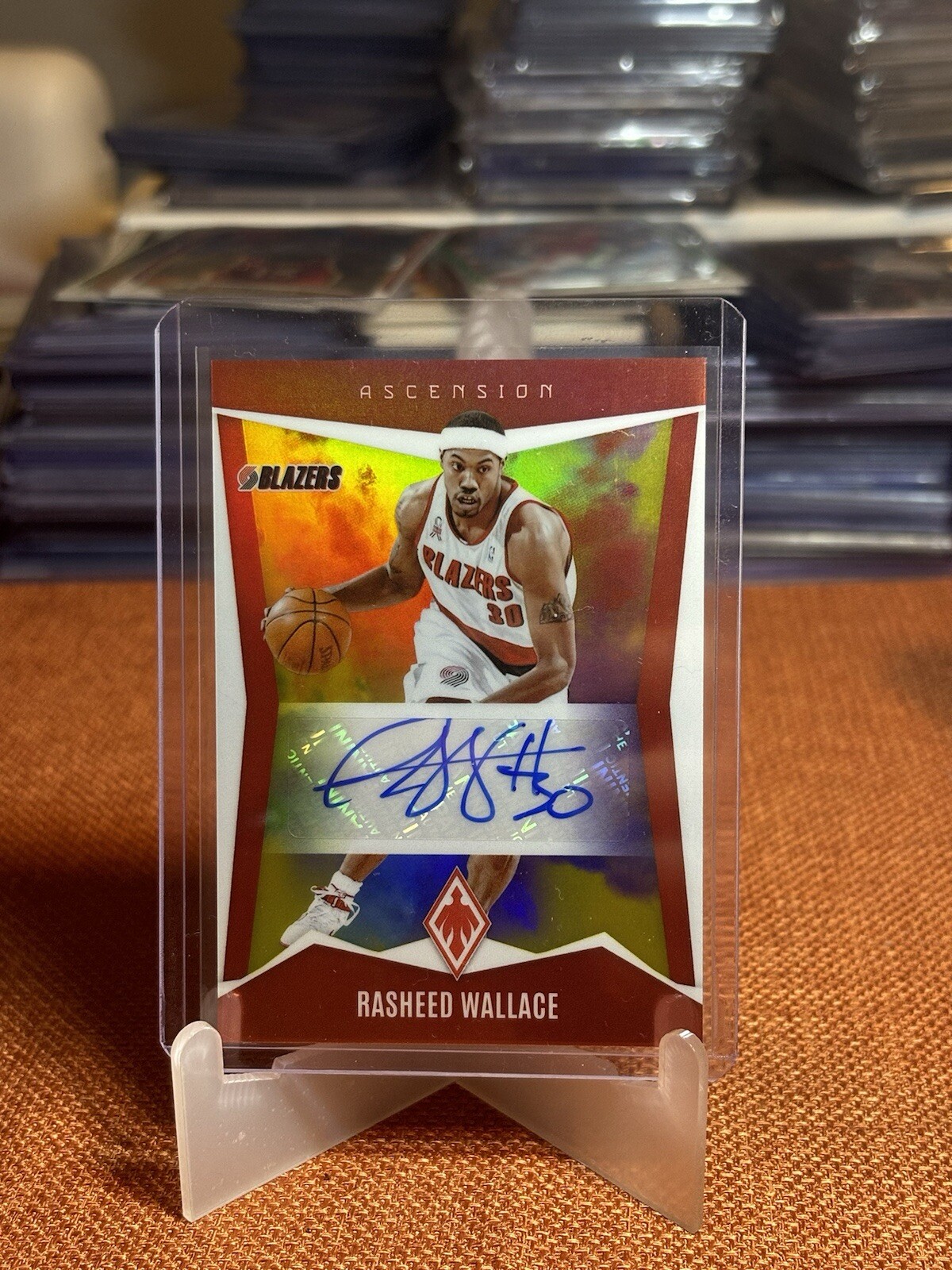 RASHEED WALLACE - 2023-24 Panini Phoenix Ascension AUTO  /35 Trailblazers