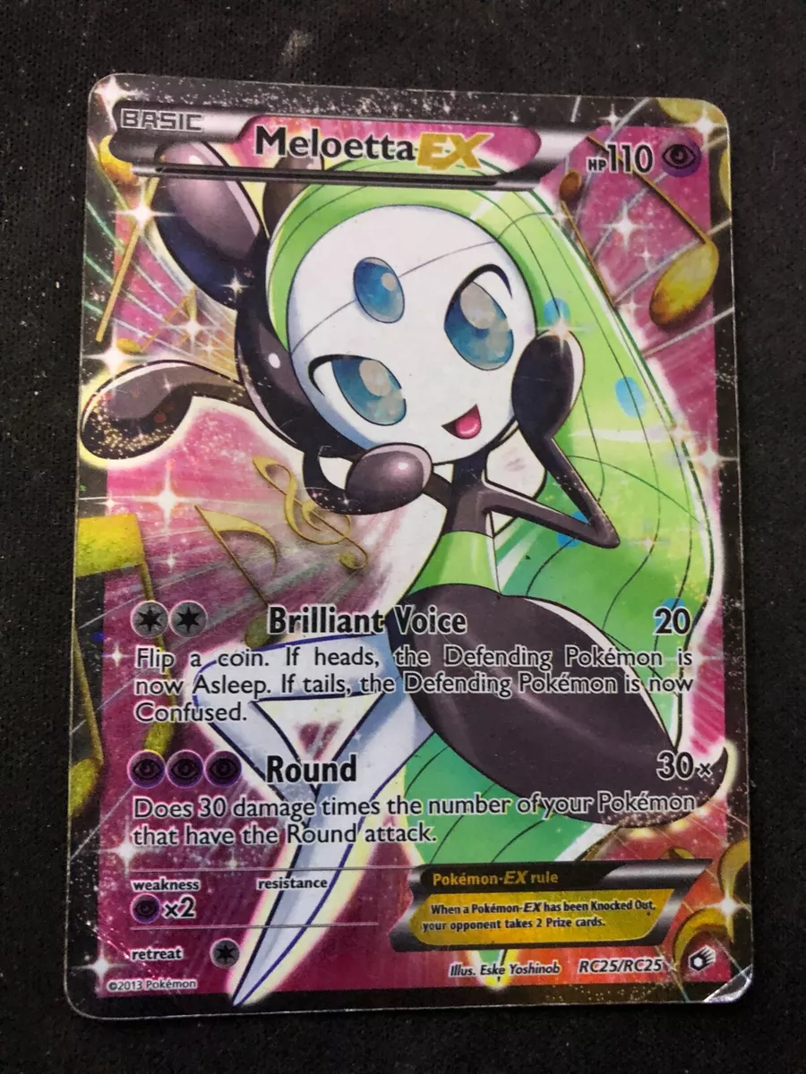 Carta Pokemon Legendary Treasures Meloetta Ex Full Art