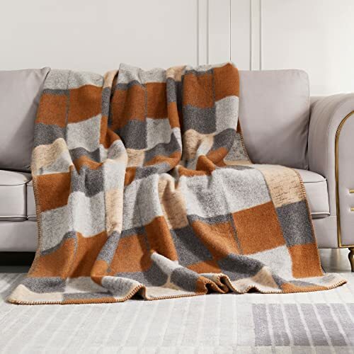 Merino Wool Throw Wool Blanket 60 