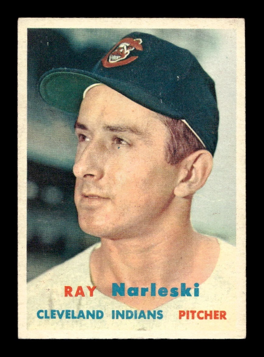 1957 Topps #144 Ray Narleski Indians EX+ *5F