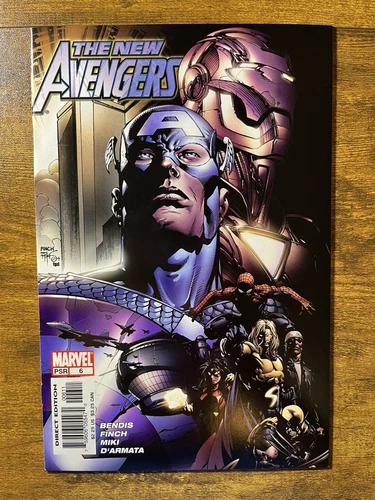 NEW AVENGERS 6 DAVID FINCH COVER 2ND APP OF MARIA HILL S.H.E.L.D. MARVEL 2005 B