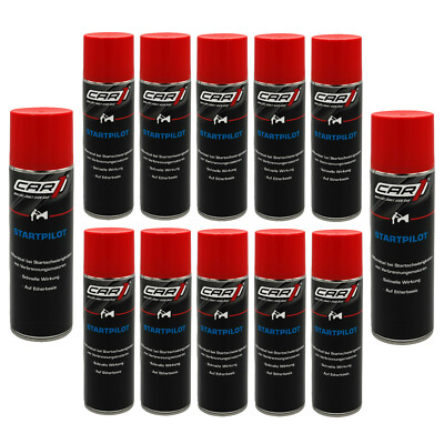 12 x 250ml [11,30 /L] CAR1 Startpilot Starthilfespray Motor Starthilfe CO3605