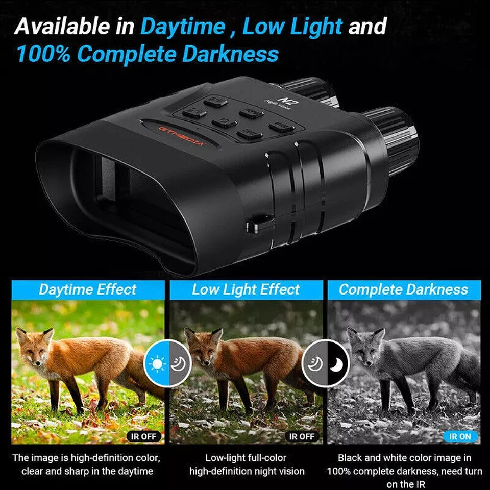 Night Vision Goggles Infrared Digital Binoculars For Total Darkness Surveillance - Image 3 of 4