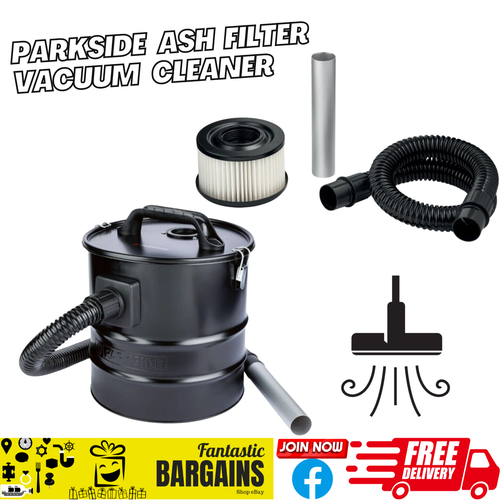 Parkside Electric 18L Ash Vacuum Attachent ONLY PAS 1200 F5 Fireplace