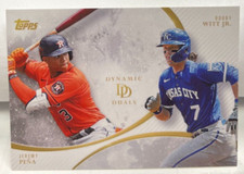 Jeremy Pena / Bobby Witt Jr. 2023 Topps Dynamic Duals #20 - ASTROS / ROYALS - SP