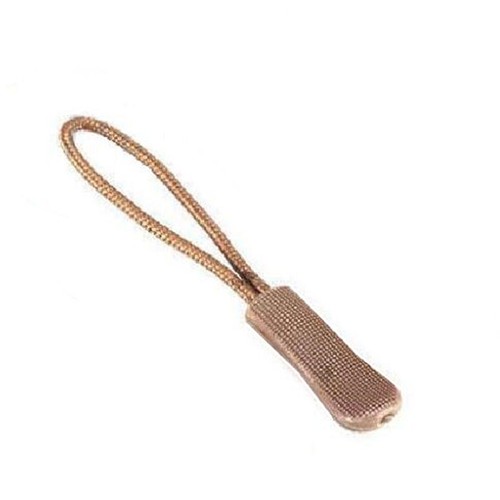 10PCS Zip Pullers Zipper Pulls Replacement Broken Zip Cord Suitcase Bag Black - Foto 14 di 15