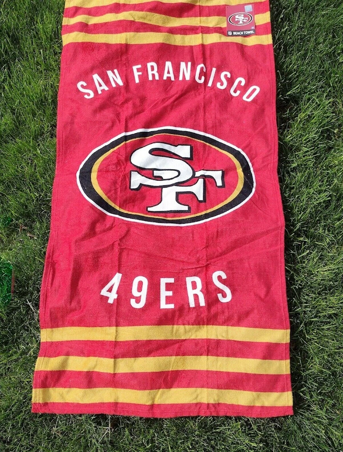 San Francisco 49ers Football Beach Towel