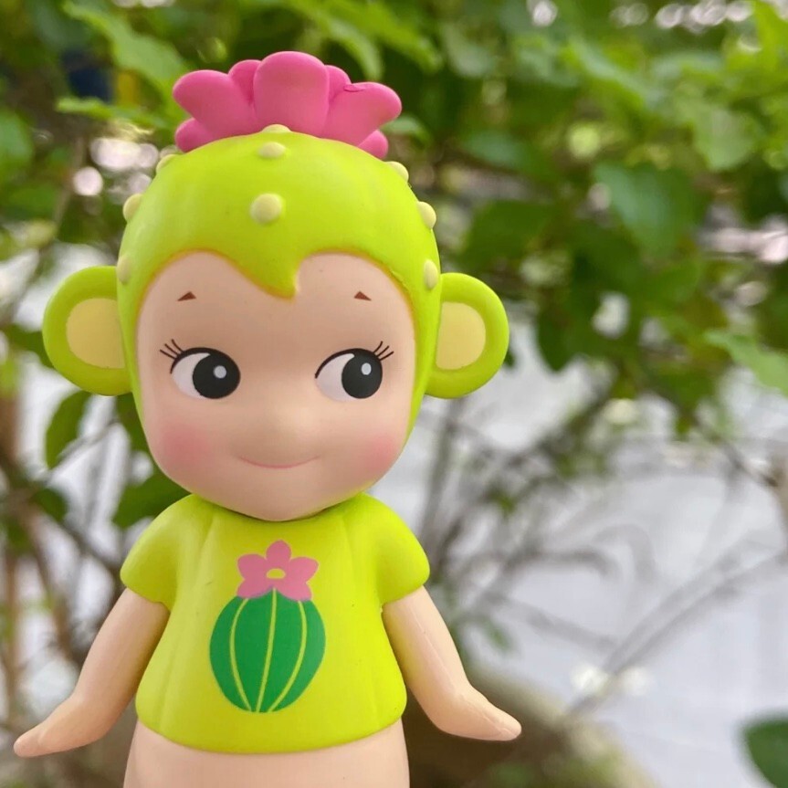 Authentic Sonny Angel Cactus Series mini figure Monkey Designer