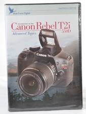 Blue Crane Instructional DVD Canon T2i Advanced Topics NEW and SEALED