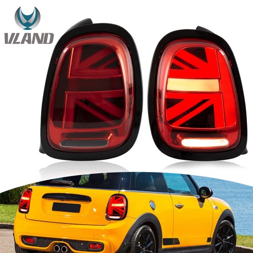 LED Tail Light Red For 2014-2021 Mini Cooper F55F/56F/57 Sequential Rear Lamps - Picture 8 of 9