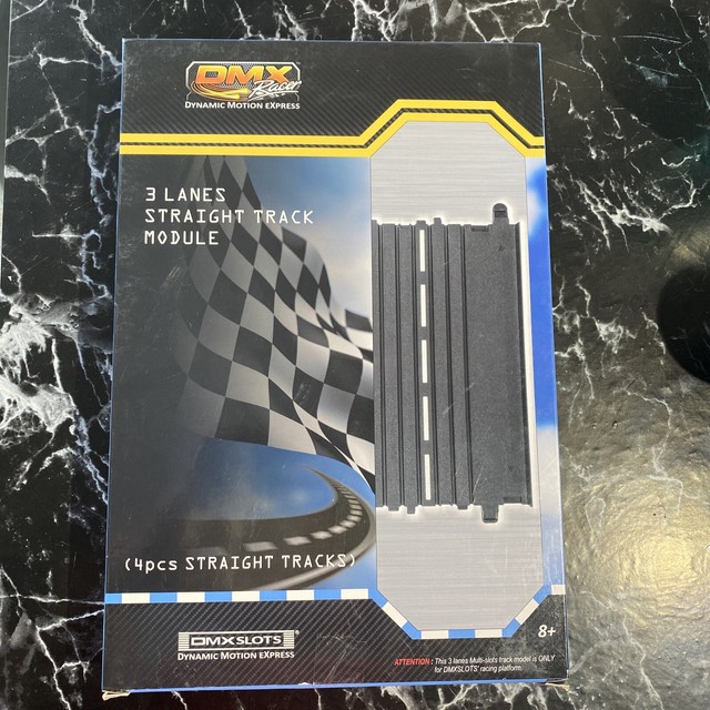 2x DMX Racer Slot Car 3 Lane Straight Track Module for Dmxslots ...