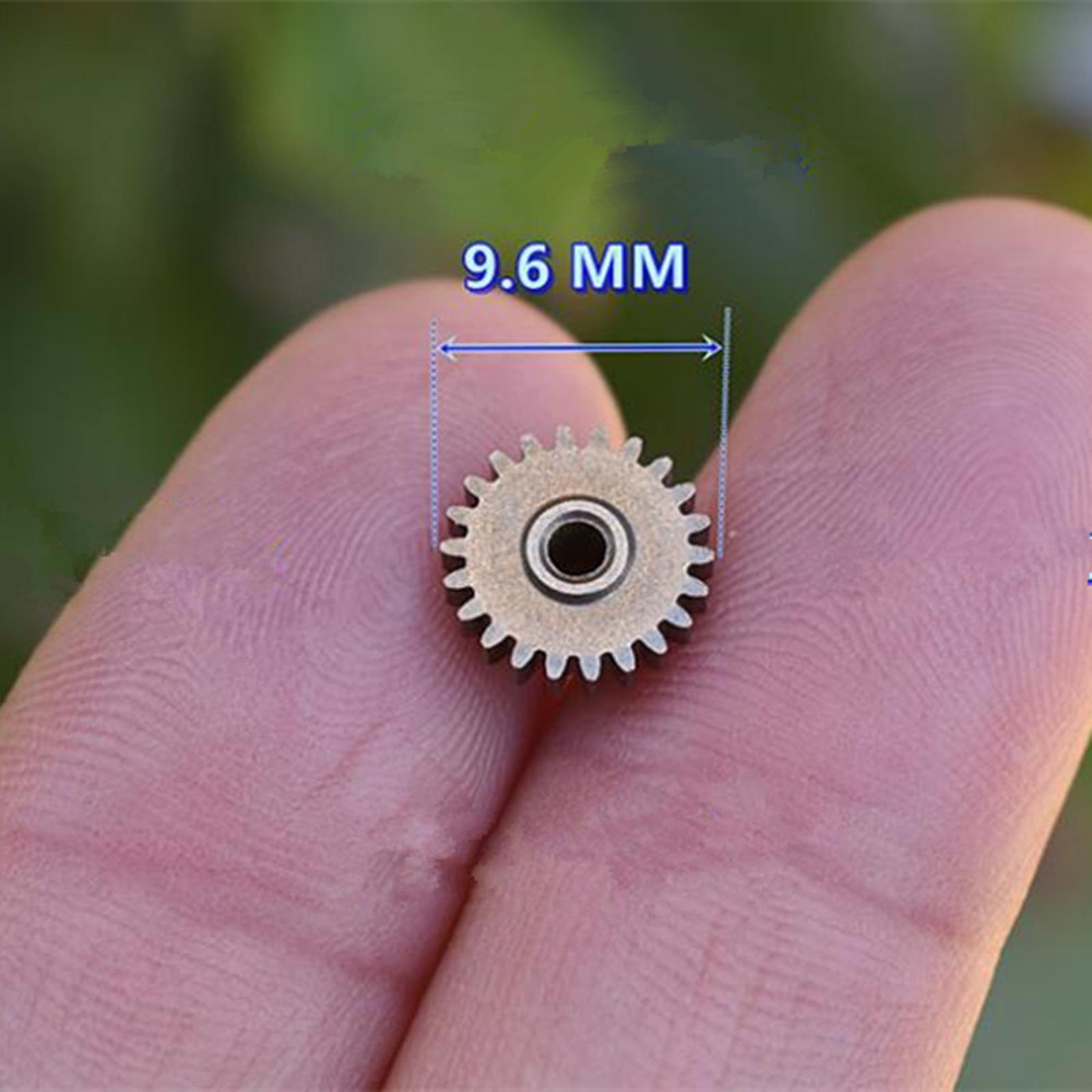 20pcs 22T+10T 2.1mm Hole 0.4 Modulus Double Layer Gears Reduction Gear