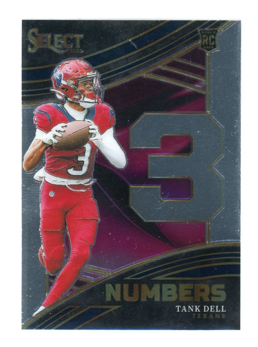 TANK DELL 2023 Select #NMB-NTD Numbers RC Houston Texans