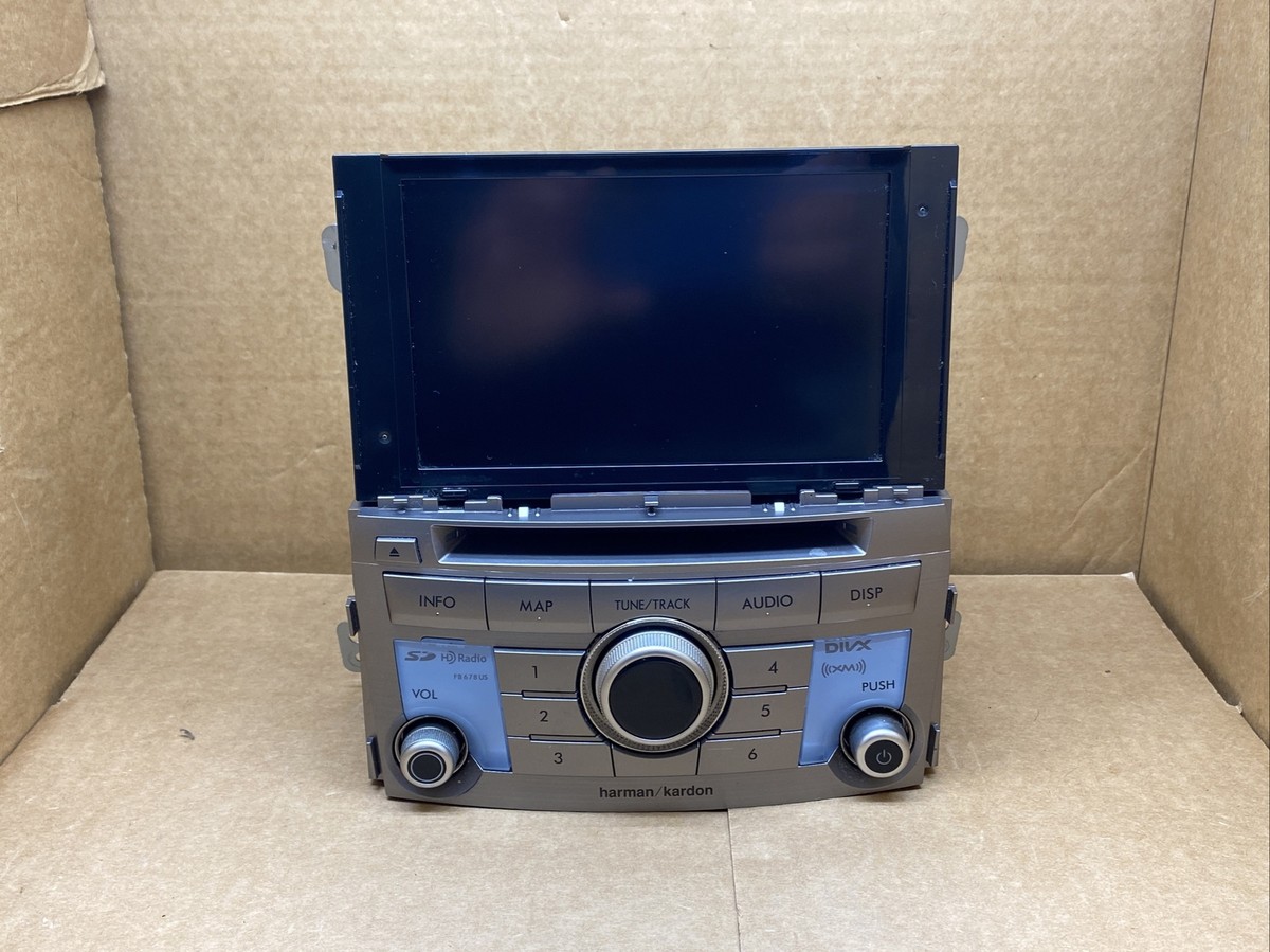 2013 Subaru Legacy Outback Radio GPS Radio Screen Display FB678US
