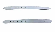 Nash Sports Goal Pads Leather Toe Straps Only [ WHITE 11” PAIR ] Ice Hockey OG