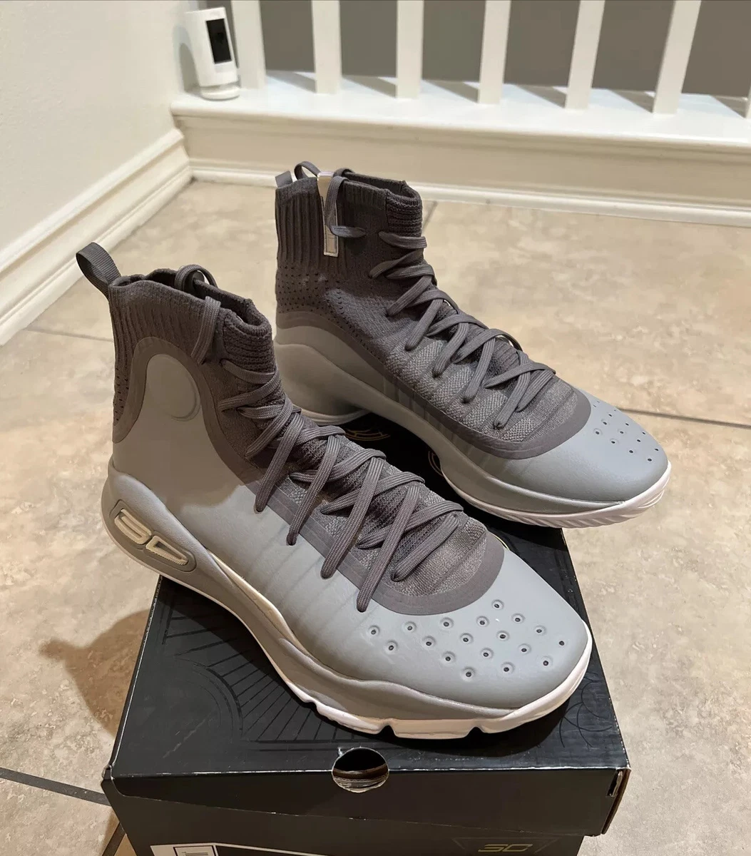 Under Armour Curry 4 More Grey Basketball shoes Mens Size 11.5 eBay