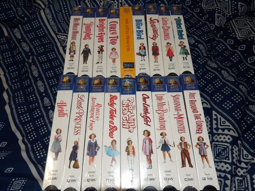 Lot Of 18 Shirley Temple Family Feature VHS Tapes Unopened - Picture 1 of 19