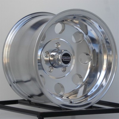 希少 ARE American Racing 15インチ 深リム USA製 1本 1 15 inch Wheel Rim American Racing Baja Polished AR1725165 5x4.5