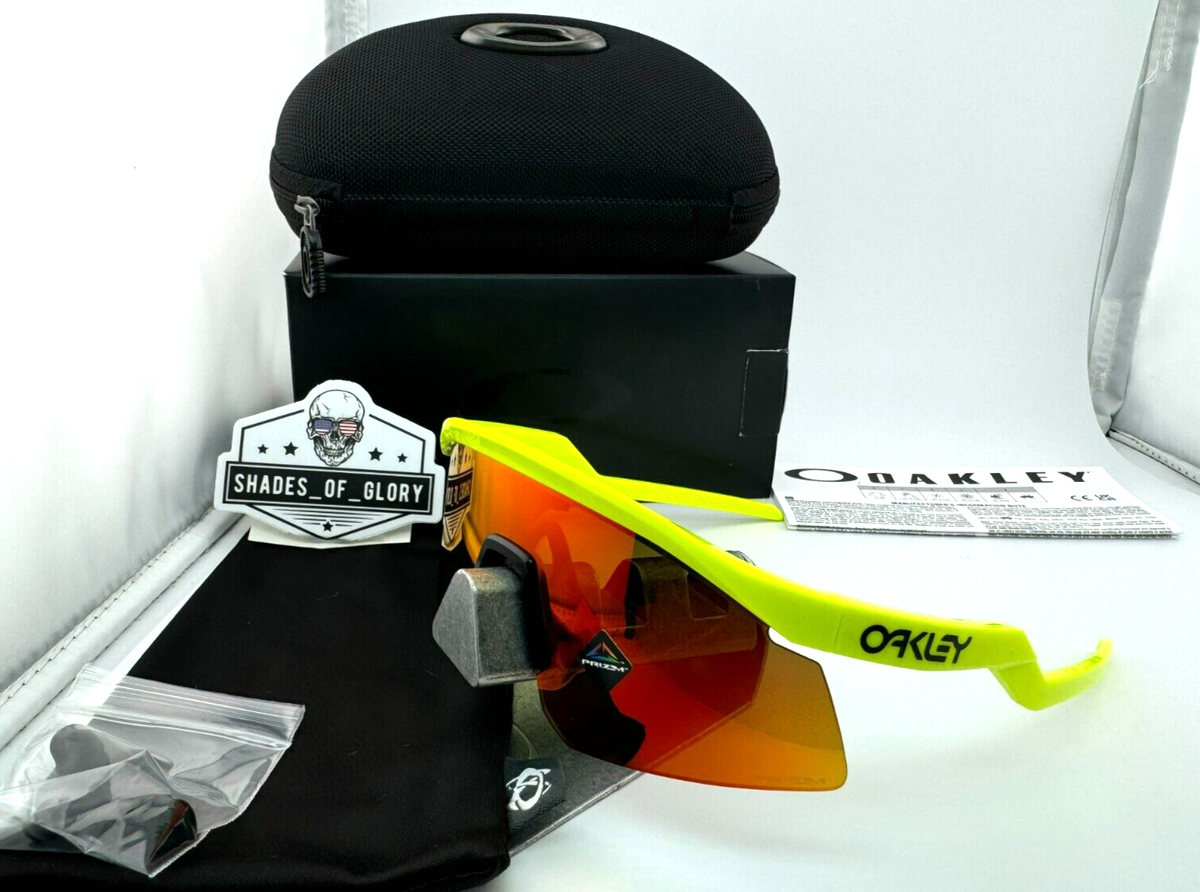 OAKLEY HYDRA TENNIS BALL YELLOW WITH PRIZM RUBY SUNGLASSES OO9229