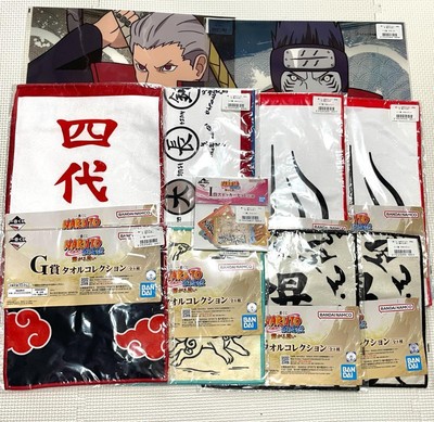 NARUTO Goods Lot of set Hidan Kisame Clear Poster Towel Sticker Ichiban Kuji