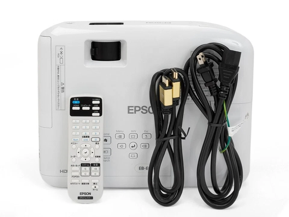 SEIKO EPSON EB-E01 business projector white home appliance USED - Image 2 of 4