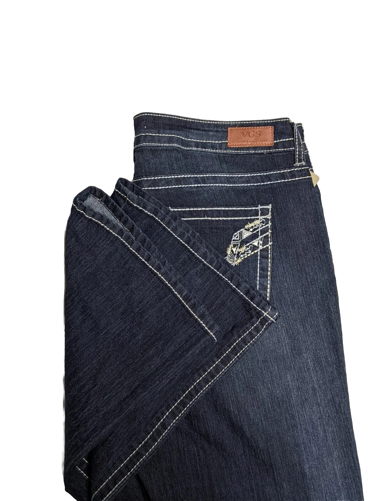 VGS Denim Jeans Women Size 14 Style VGSP9658A Vigoss Plus Boot Cut