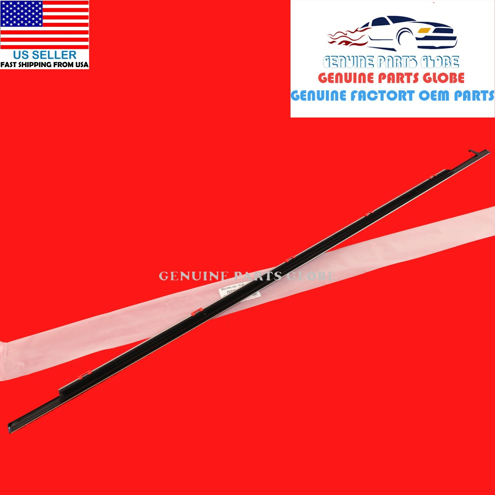 GENUINE LEXUS 1015 RX350 RX450h OUTER RIGHT FRONT DOOR BELT MOLDING