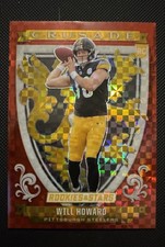 2025 Panini Rookies & Stars - Crusade Will Howard #12 Red Plaid (RC)
